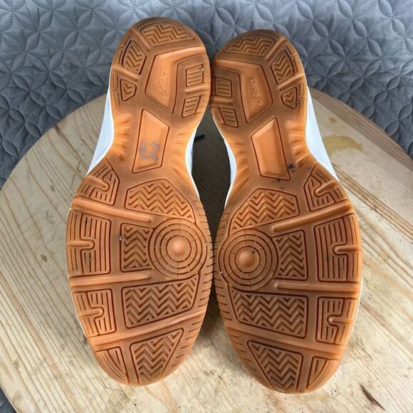 Asics Shoes Women’s 12 Upcourt 2 White Blue Volleyball Court B755Y - Picture 6 of 7